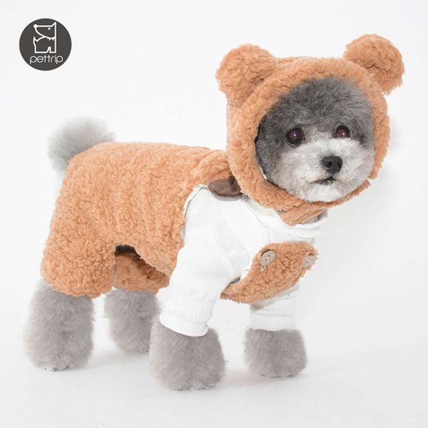 

autumn and winter new pet small dog suspenders teddy cat cloth