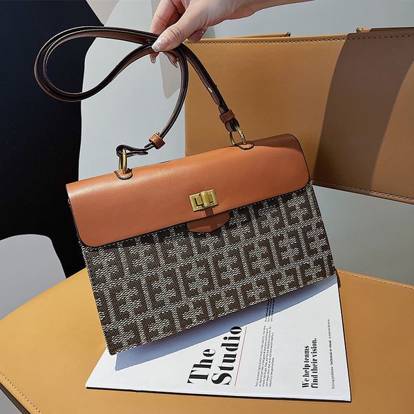

french bag women's 2021 autumn winter new fashion net red one shoulder armpit bag commuter women's briefcase