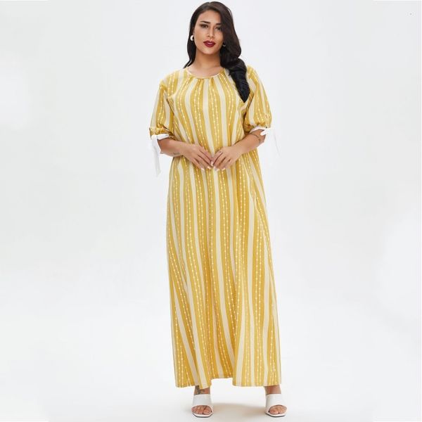 

2021 new for women the printed neck style loose summer bou african fremme long maxi dresses 3vet, Red