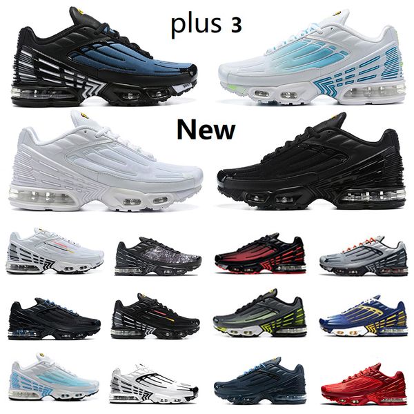 

new tn plus 3 mens running shoes multi swooshes triple white parachute black hyper og classic neon men women trainers sports sneakers tiger