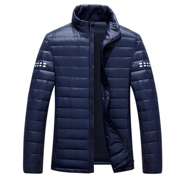 

men's jackets man winter parka coats light duck jacket long sleeve solid ultra men feather coat, Black;brown