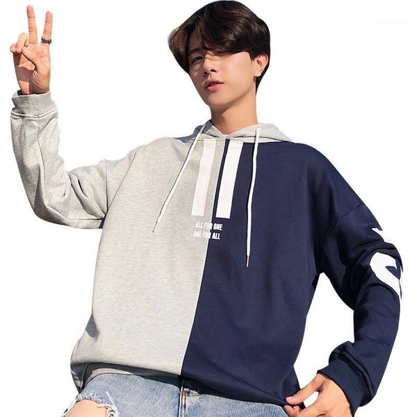 

men's hoodies & sweatshirts 2021 spring and autumn fashion korean hat loose coat bf style harajuku ulzzang couple hoodie jacket1, Black