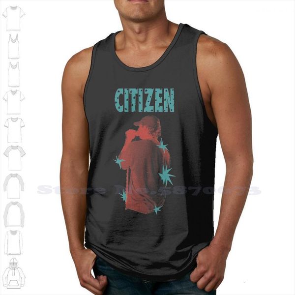 

mat summer funny tank sleeveless vest for men women band music pop punk emo hardcore album the wonder years, White;black
