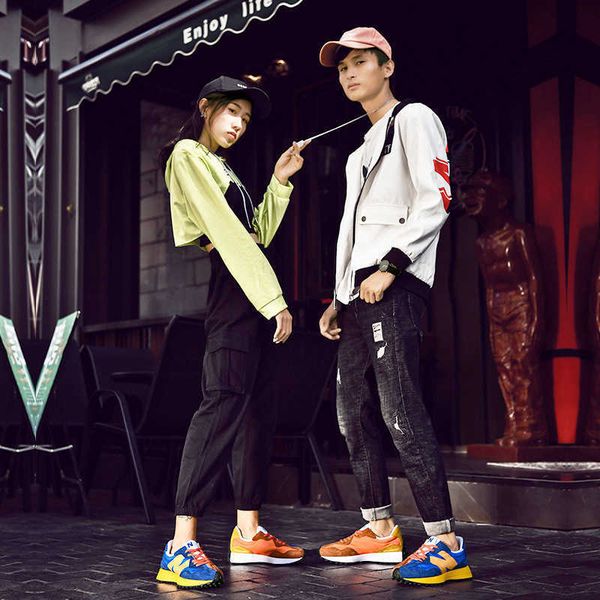 

spring and autumn bain cool running sho men's couple in spring 2021