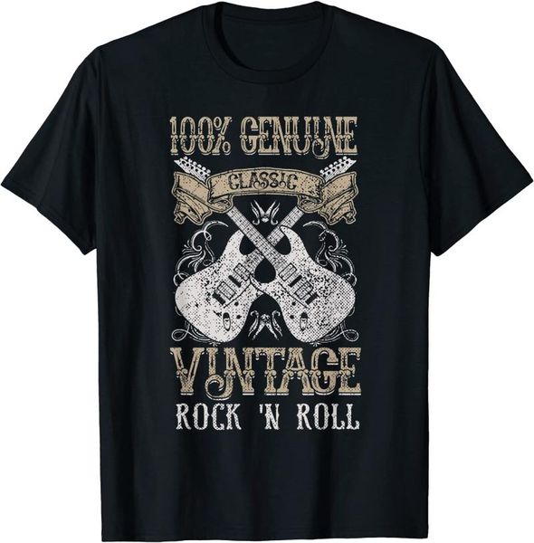

men's t-shirts 2021 summer t-shirt classic vintage rock'n roll letter printing pattern loose cotton o-neck short sleeve, White;black
