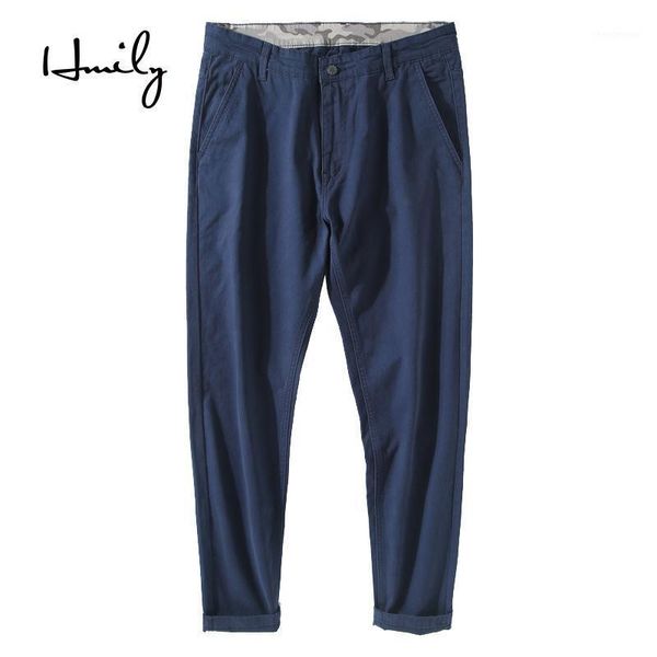 

pants men spring and autumn classic fashion slim fit casual male trousers mens brand clothing plus size men's, Black