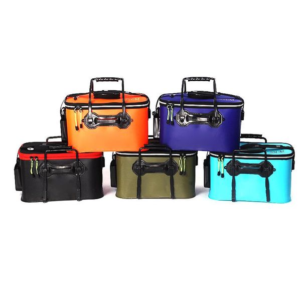

fishing accessories 5 color outdoor bucket folding portable camping hiking with handle bags