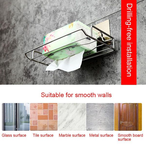 

bathroom storage & organization stainless steel wall mounted rack tissue towel shelf stand for mf