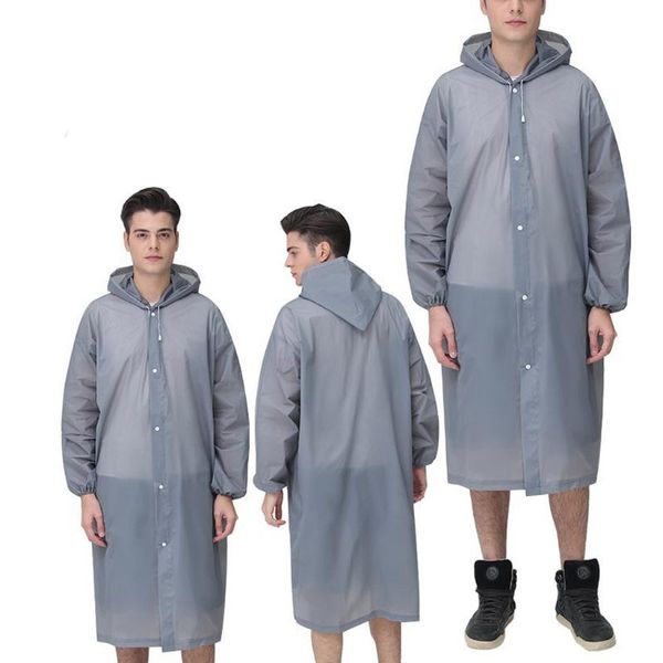 

raincoats women's outdoor travel fashion raincoat thick transparent evc