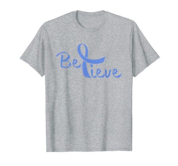 

believe - esophageal cancer shirt esophageal cancer support, White;black