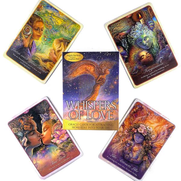 

whispers of love oracles cards leisure party table game fortune-telling prophecy tarot deck with guide book