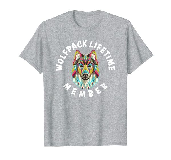 

Wolfpack Lifetime Member Gift for Wolf Wolves Lovers T-Shirt, Mainly pictures