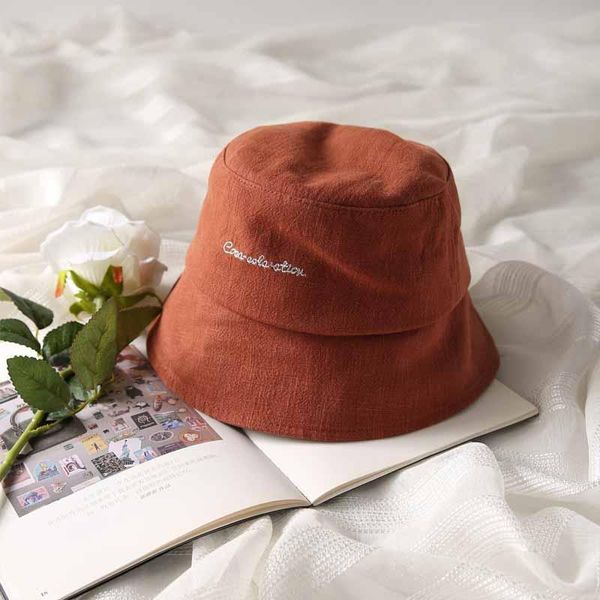 

cloches hip-hop solid color embroidery cap outdoor travel fishing bucket hats beach leisure shade sun protection, Blue;gray