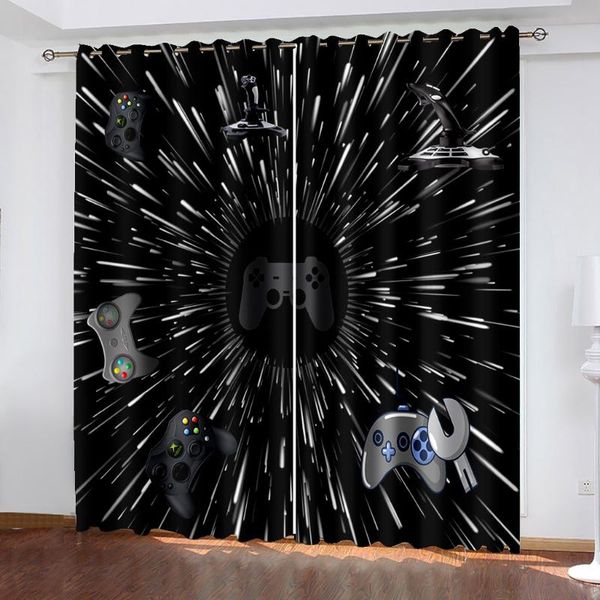 

curtain & drapes custom game curtains 3d blackout for living room bedding cortinas