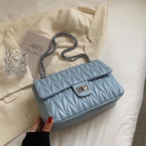 

evening bags designer thread chain shoulder crossbody women handbags purse 2021 fashion ladies messenger totes