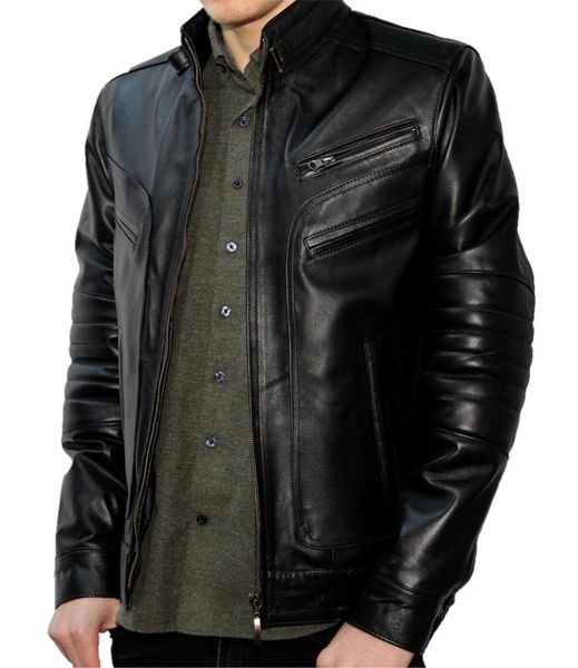 

cloud leather male black leather coats, Black;white