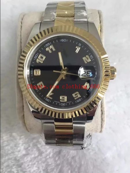 

original box men's luxury watches bp 116333 arabic asia 2813 mechanical automatic 41mm 316l steel sapphire luminous classic watch wrist, Slivery;brown