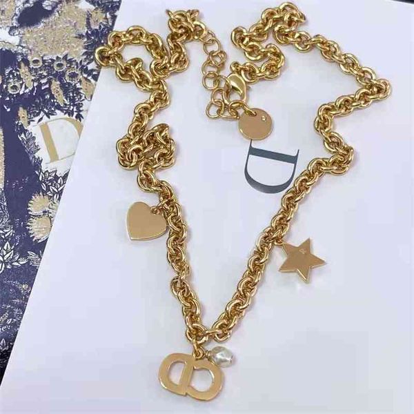 

70% off outlet online family's new love star three pendant necklace, Black