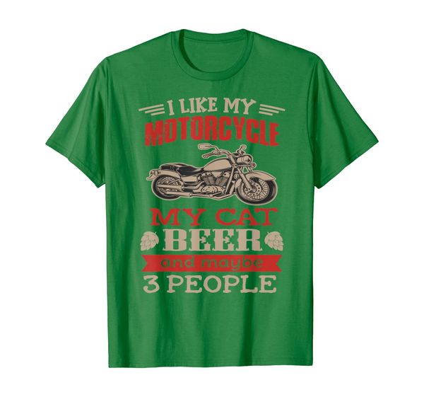 

Funny Biker Shirt I like My Motorcycle, Cat Beer Tshirt, Mainly pictures