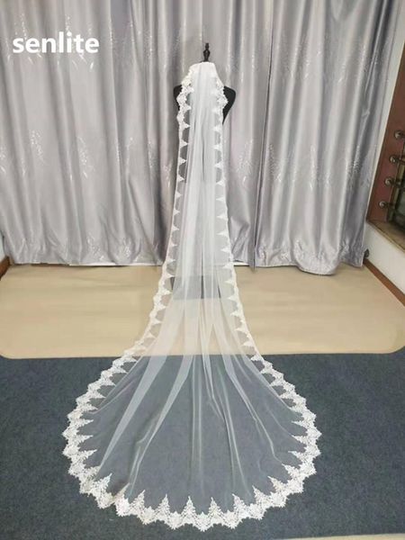 

bridal veils women wedding lace floral edge ivory white tulle bride accdessories, Black