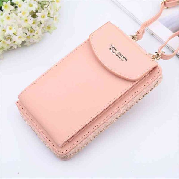 

women wallet brand cell phone big card holders handbag purse clutch messenger shoulder straps bag, Red;black