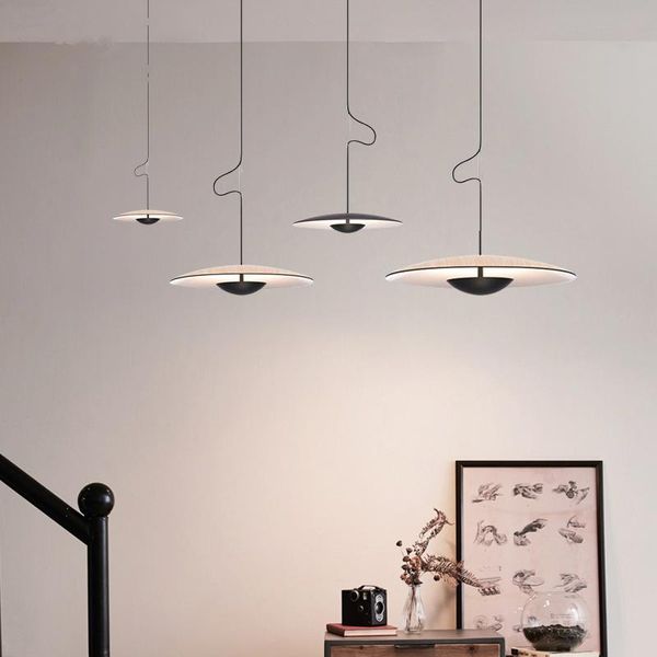 

pendant lamps nordic restaurant chandelier art decoration lamp creative modern minimalist personality living room ufo