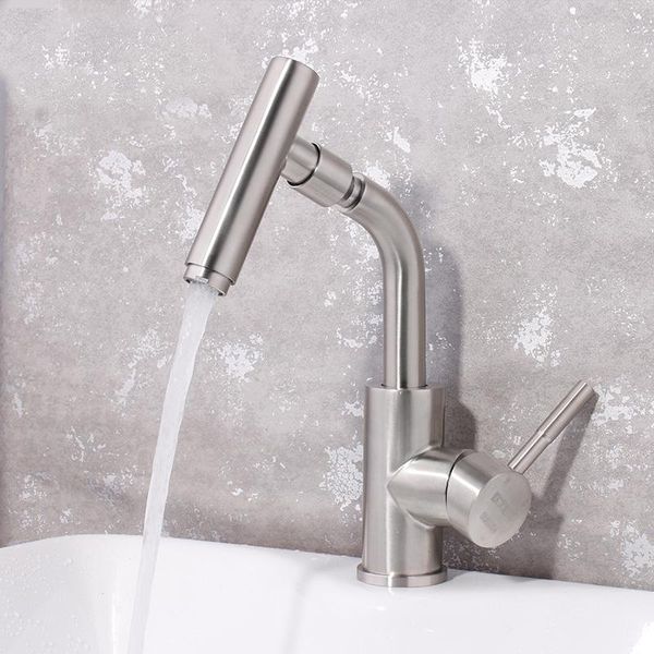 

bathroom sink faucets rotate spray mouth 304 stainless steel and cold faucet mixer