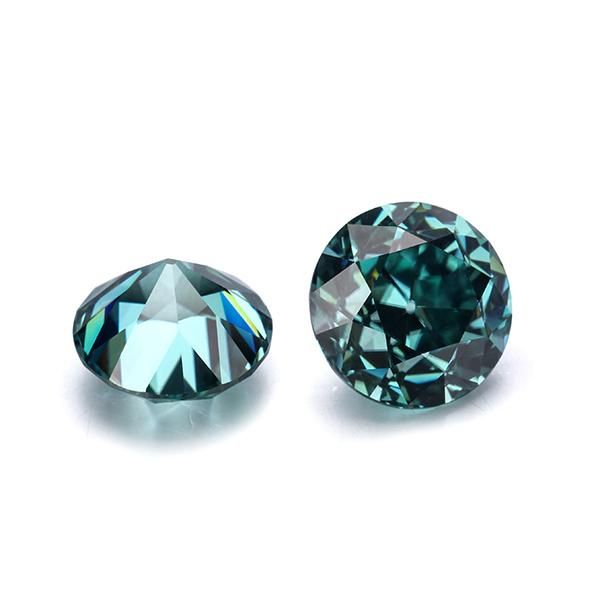 

loose gemstones cheestar gems moissanites stone gh color 8.0mm round old european cut synthetik diamonds, Black