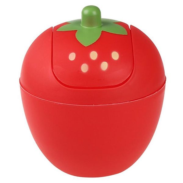 

waste bins lovely strawberry mini desktrash can korean creative small sweet swing high-quality bedside storage bin