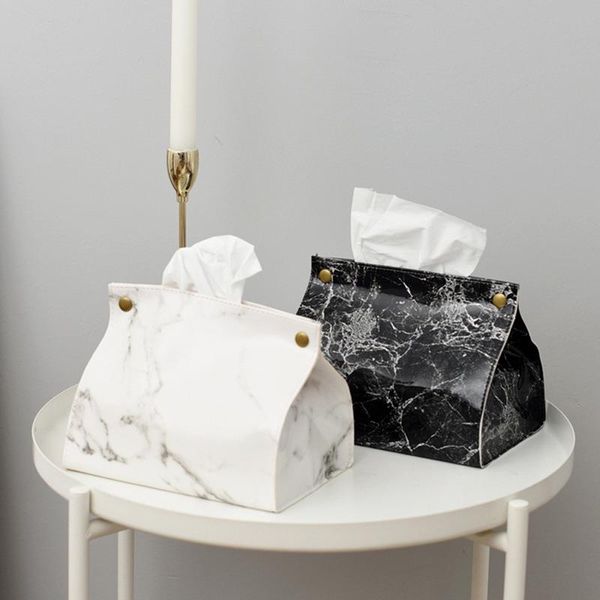 

of storage number a leather table large box bag nordic paper tissue marbled cover napkin household ljgxi