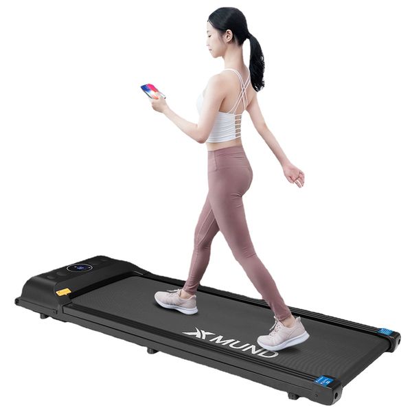 

xmund treadmill b1 under desk smart portable electric sport walking machine conveyor belt + bluetooth speaker exercise equipment