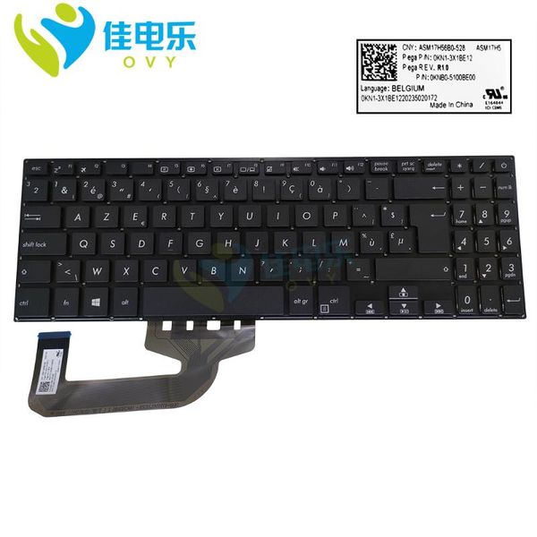 

new be belgium belgian keyboard for asus x507 x507l x507m x507u x507ua y5000 lapreplacement keyboards asm17h5 0knb0 5100be00