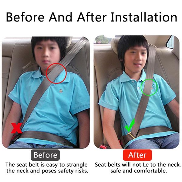 

safety belts & accessories qhcp seat belt adjuster children rear adjust retainer child kids neck strap positioner lock adjustment clips univ