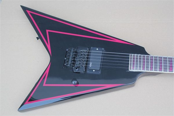 

delivery, rosewood fingerboard, opposite guitar, spider web pattern electric guitar , guitar guitara
