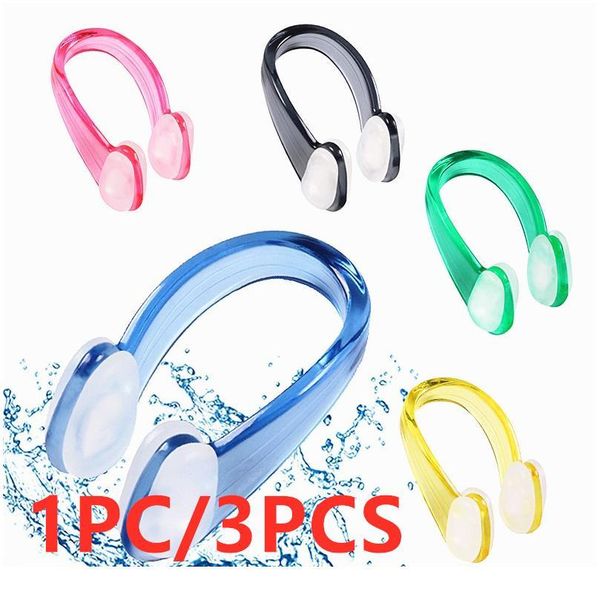 

3pcs sile swimming nose clips swimming earplugs waterproof nose clip for children water sports swimming acc jlllav