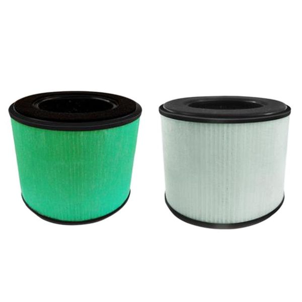 

air purifiers 2 pcs bs-08 3-in-1 hepa replacement filter compatible for partu purifier filters part