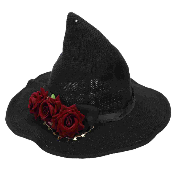 

party hats 1pc festival costume rose witch hat girl prop exquisite