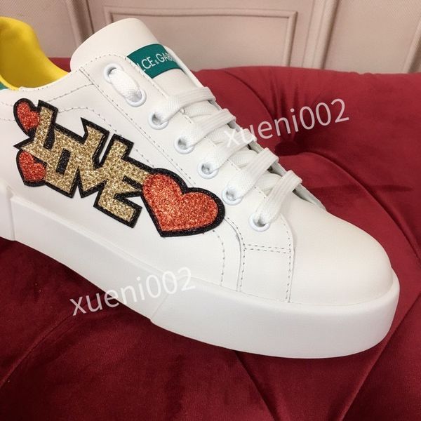 

2022 fashion flat couples boots trainers runners shoe designer mens sneakers women leather casual sports shoes 34-45 hc200902, Black