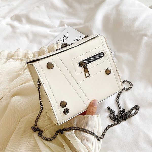 

shoulder bags designer chain bag ladies clothing rivet frame messenger leather luxury handbag