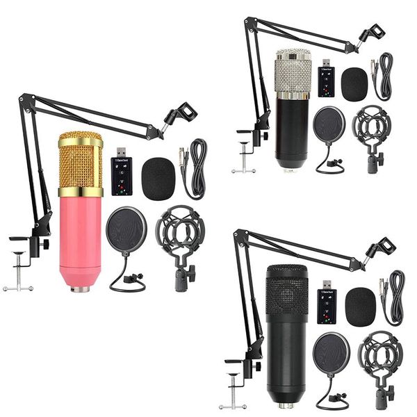 

microphones bm800 professional suspension microphone kit studio live stream broadcasting recording condenser set