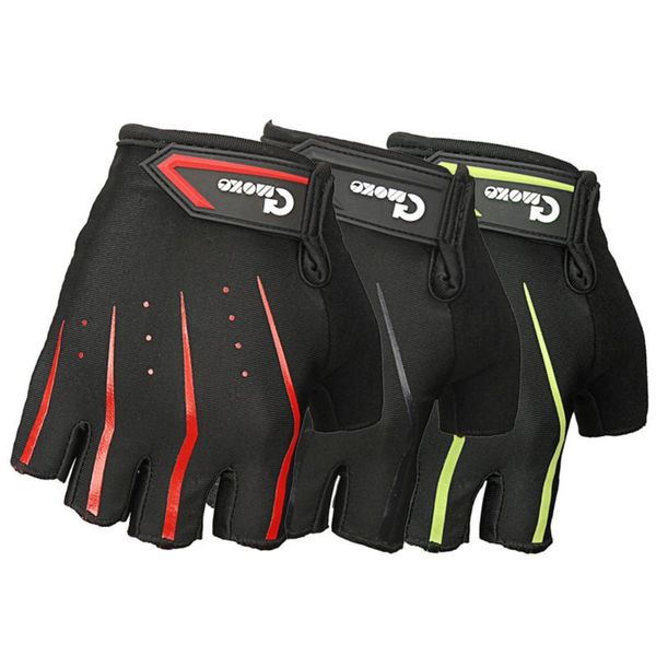 

cycling gloves anti-slip gel bicycle riding anti slip mtb road mountain bike glove men women 1pair half finger, Black