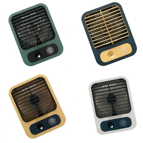 

electric fans personal air cooler evaporative conditioner deskcooling fan mini usb rechargeable with 3 wind speeds