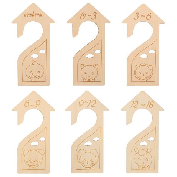 

laundry bags 6pcs convenient wardrobe hanger dividers size nursery closet