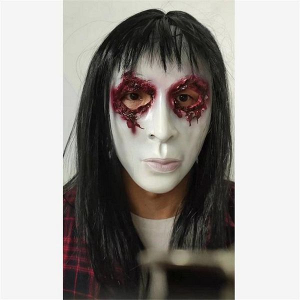 

other event & party supplies 2021 horror anime mask halloween female ghost masks black male latex headgear animation secret room haunted hou