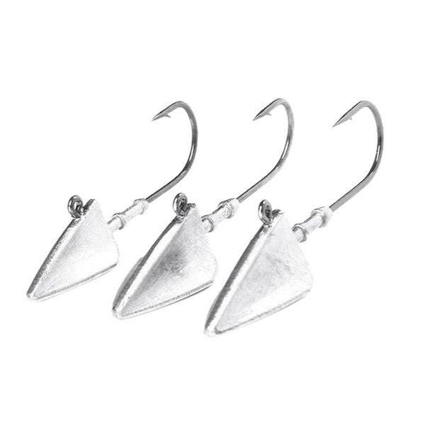 

5pcs fishing hooks lead jig head fishing hook lead hook tackle hooks for long shot