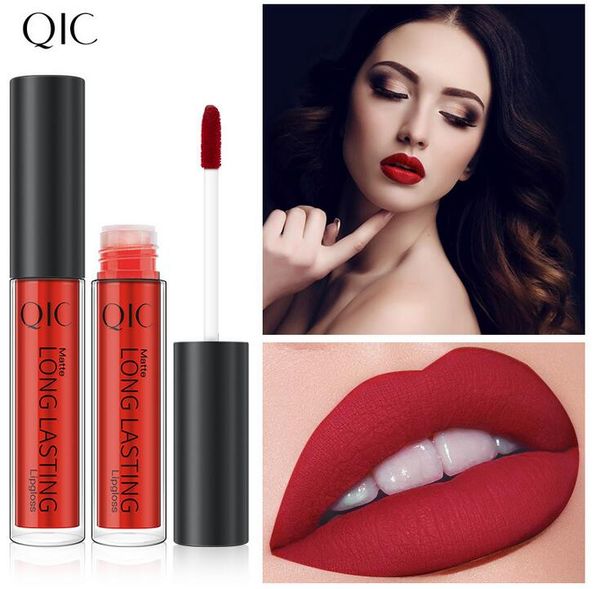 

makeup matte style qic matte lip gloss selling lip glaze does not touch a cup of new liquid lipstick