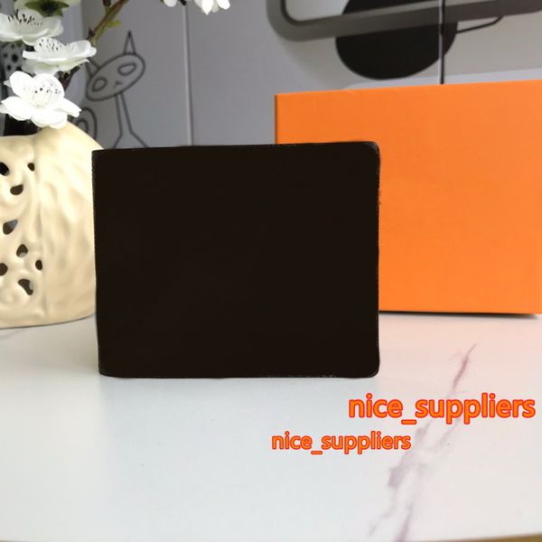 

for brown women/men real genuine leather purses short wallets with box cx#311 dust bags 60895, Red;black