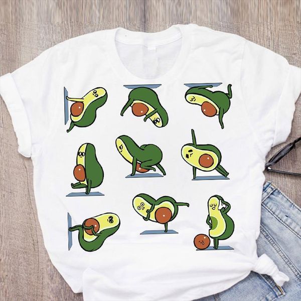 

and women avocado ladies fashion men t shirts 90s womens short sleeve summer lady shirt clothing tees female, White;black