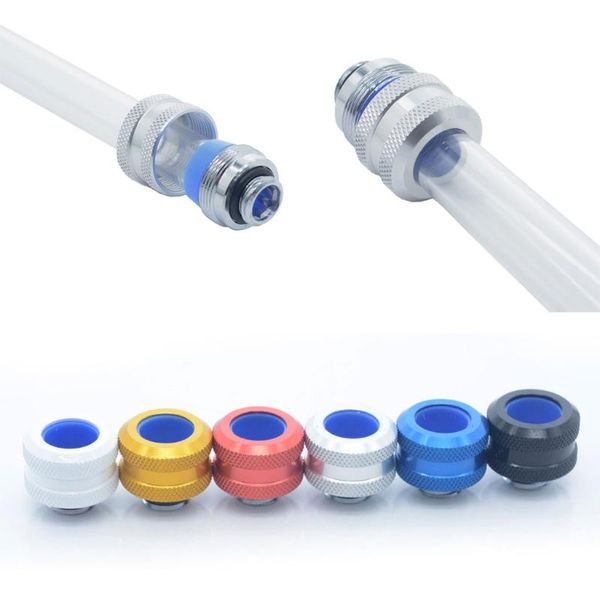 

od 14mm anti-off hard tubing extender fittings g1/4 thread rigid fitting for hard pipe computer water cooling adapter