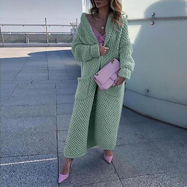 

running jackets women long cardigan sweater loose knitting casual cardigans knitted fashion korean oversized jumpers, Black;red